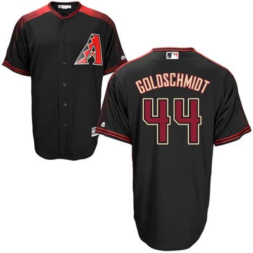 Diamondbacks #44 Paul Goldschmidt Black Brick New Cool Base Stitched Jersey