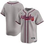 Atlanta Braves Blank Gray 2024 Away Limited Stitched Jersey