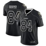 Raiders #84 Antonio Brown Black Lights Out Color Rush Limited Stitched Jersey