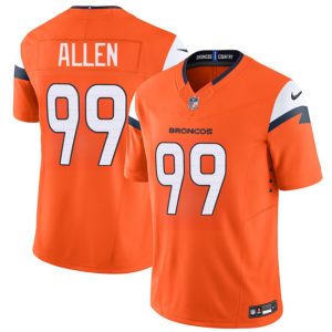 Denver Broncos #99 Zach Allen Orange 2024 F.U.S.E. Vapor Limited Stitched Jersey