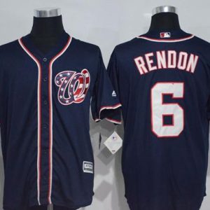 Nationals #6 Anthony Rendon Navy Blue New Cool Base Stitched Jersey