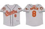 Baltimore Orioles #8 Cal Ripken Jr. Gray 2001 Cool Base Stitched Jersey