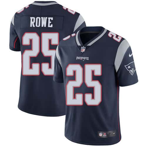 New England Patriots #25 Eric Rowe Navy Blue Vapor Untouchable Limited Stitched Jersey