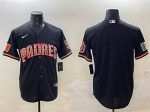 San Diego Padres Blank Black Mexico Cool Base Stitched Jersey