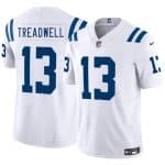 Indianapolis Colts #13 Laquon Treadwell White 2025 F.U.S.E. Vapor Limited Stitched Jersey