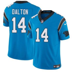 Carolina Panthers #14 Andy Dalton Blue 2024 F.U.S.E. Vapor Limited Stitched Jersey