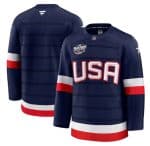 USA Blank Navy 2025 4 Nations Stitched Jersey