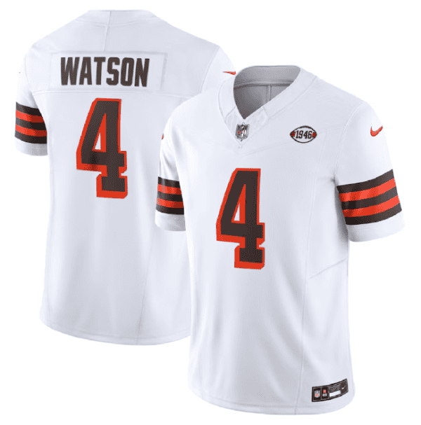 Cleveland Browns #4 Deshaun Watson White 2023 F.U.S.E. 1946 Collection Vapor Untouchable Limited Stitched Jersey