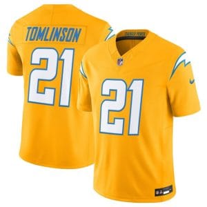 Los Angeles Chargers #21 LaDainian Tomlinson Gold 2025 F.U.S.E. Alternate Vapor Limited Stitched Jersey