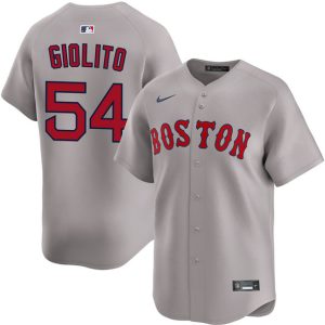 Boston Red Sox #54 Lucas Giolito Gray 2024 Away Limited Stitched Jersey