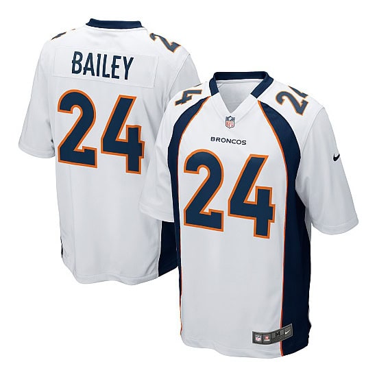 Denver Broncos #24 Champ Bailey White Vapor Untouchable Limited Stitched Jersey