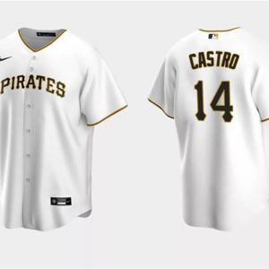 Pittsburgh Pirates #14 Rodolfo Castro White Cool Base Stitched Jersey