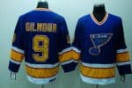 Blues #9 Doug Gilmour Stitched Blue CCM Throwback Jersey