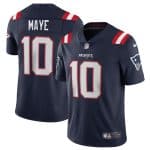 New England Patriots #10 Drake Maye Navy 2024 Draft Vapor Limited Stitched Jersey
