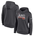 Cincinnati Bengals 2022 Black AFC Champions Pullover Hoodie(Run Small)