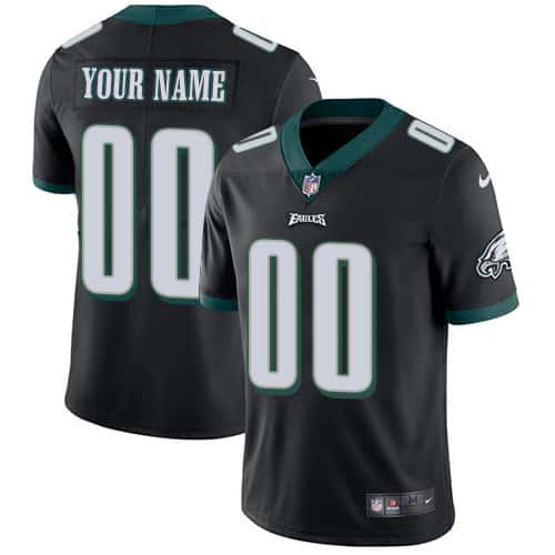 Philadelphia Eagles ACTIVE PLAYER Custom Black Vapor Untouchable Limited Stitched Jersey