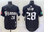 Texas Rangers #28 Jonah Heim Black Gothic Mexico 2025 Vapor Premier Limited Stitched Jersey