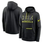 Cincinnati Bengals Black Volt Pullover Hoodie