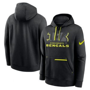 Cincinnati Bengals Black Volt Pullover Hoodie