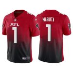 Atlanta Falcons #1 Marcus Mariota Red Black Vapor Untouchable Limited Stitched Jersey