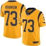 Rams #73 Greg Robinson Gold Stitched Limited Rush Nike Jersey