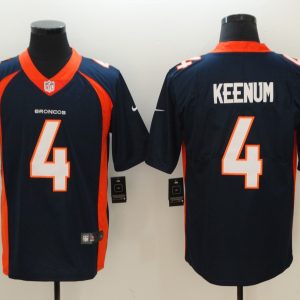 Denver Broncos #4 Case Keenum Blue Vapor Untouchable Limited Stitched Jersey
