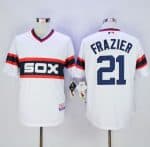 White Sox #21 Todd Frazier White Alternate Home Cool Base Stitched Jersey