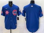 Chicago Cubs Blank Royal 2025 Tokyo Series Limited Stitched Jersey