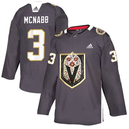 Vegas Golden Knights #3 Brayden McNabb Grey Latino Heritage Night Stitched Jersey
