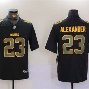 Green Bay Packers #23 Jaire Alexander Black Fashion Vapor Limited Stitched Jersey