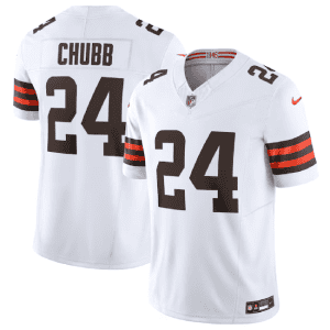 Cleveland Browns #24 Nick Chubb White 2023 F.U.S.E. Vapor Untouchable Limited Stitched Jersey