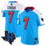 Houston Texans #7 C.J. Stroud Blue White 2024 F.U.S.E. Limited Stitched Jersey