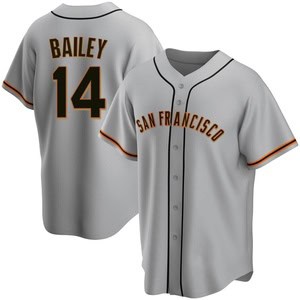 San Francisco Giants #14 Patrick Bailey Gray Cool Base Stitched Jersey