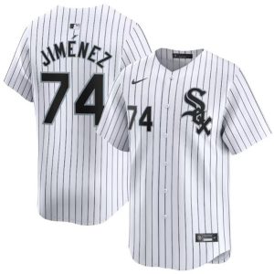 Chicago White Sox #74 Eloy Jimenez White 2024 Home Limited Stitched Jersey