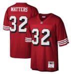 San Francisco 49ers #32 Ricky Watters Red Stitched Jersey