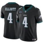 Philadelphia Eagles #4 Jake Elliott Black 2024 F.U.S.E. With 3-Star C Patch Vapor Untouchable Limited Stitched Jersey