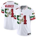 San Francisco 49ers #54 Fred Warner White 2025 F.U.S.E. Mexico Vapor Limited Football Stitched Jersey