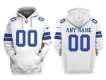Dallas Cowboys Customized White Pullover Hoodie