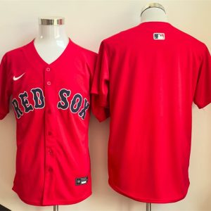 Boston Red Sox Blank Red Limited Stitched Jersey
