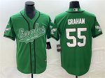 Philadelphia Eagles #55 Brandon Graham Green Cool Base Stitched Jersey