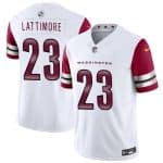 Washington Commanders #23 Marshon Lattimore White 2024 F.U.S.E. Vapor Limited Stitched Jersey