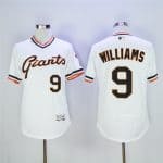San Franciscoc Giants #9 Matt Williams White Cool Base Cooperstown Collection Player Stitched Jersey