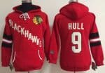 Chicago Blackhawks #9 Bobby Hull Red Old Time Heidi NHL Hoodie