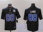 Dallas Cowboys #88 CeeDee Lamb Black Throwback With Patch Vapor Untouchable Limited Stitched Jersey