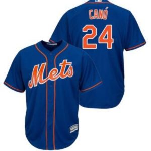New York Mets #24 Robinson Cano Blue 2019 Cool Base Stitched Jersey