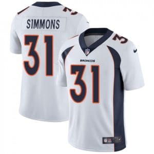 Denver Broncos #31 Justin Simmons White Vapor Untouchable Limited Stitched Jersey