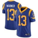 Los Angeles Rams #13 Kurt Warner Royal Blue Vapor Untouchable Limited Stitched Jersey