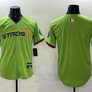Houston Astros Blank Green 2025 City Connect Limited Stitched Jersey