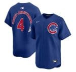 Chicago Cubs #4 Pete Crow-Armstrong Royal Limited Stitched Jersey