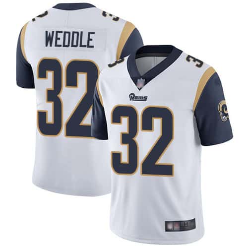 Los Angeles Rams #32 Eric Weddle White Vapor Untouchable Limited Stitched Jersey